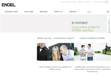 Tablet Screenshot of engel.at